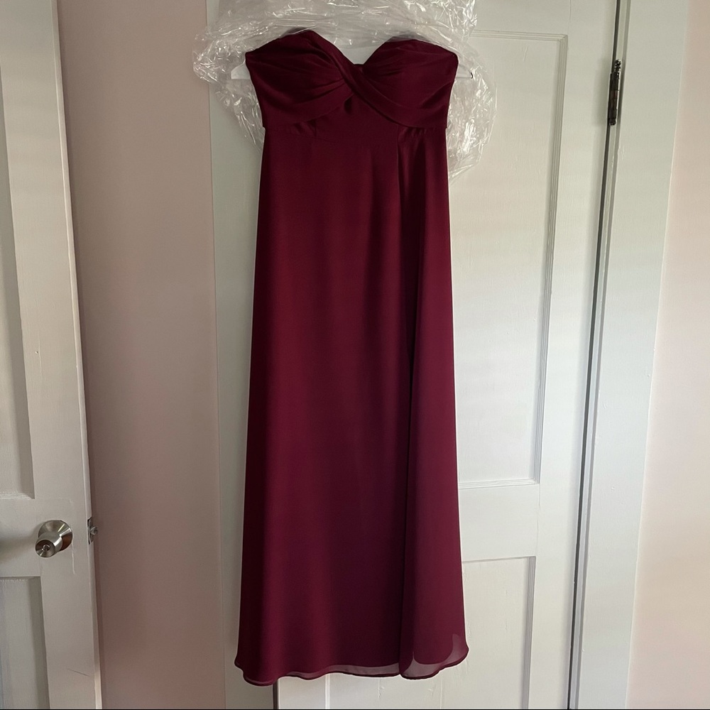 Merlot Brideside Dress
